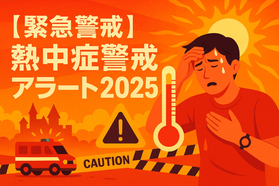 【緊急警戒】2025年 熱中症警戒アラート発令中！リスクと対策を徹底解説