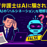 【AI初心者向け解説】なぜ弁護士はAIに騙された？生成AIの「ハルシネーション」を理解しよう
