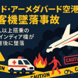 インド・アーメダバード空港で旅客機墜落事故 240人以上搭乗のエア・インディア機が離陸直後に墜落
