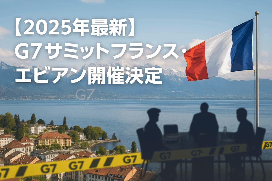 2025年次期G7サミット、フランス・エビアン開催決定！
