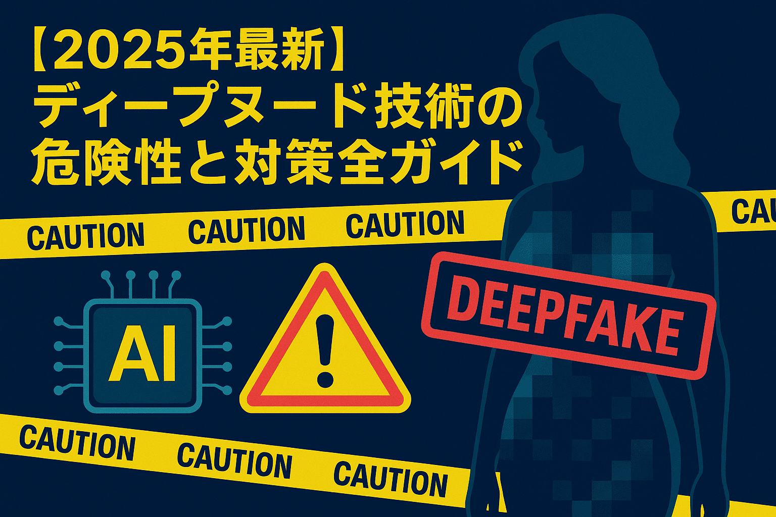 【2025年最新】ディープヌード技術の危険性と対策完全ガイド｜知っておくべき法的リスクと被害実例