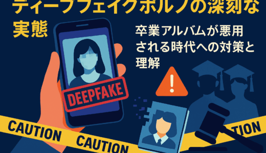 ディープフェイクポルノの深刻な実態：卒業アルバムが悪用される時代への対策と理解